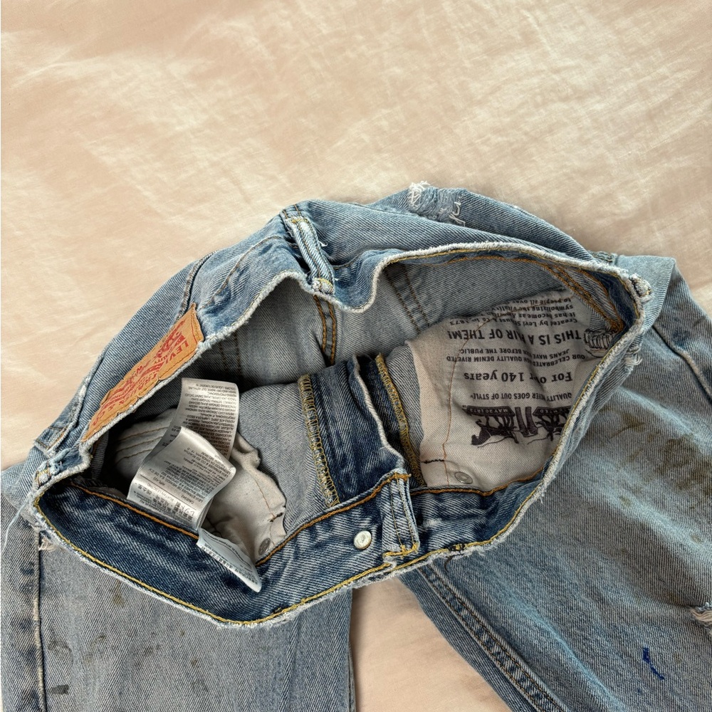 Levi's 505 Blue Women's Jeans - Picture 9 of 10